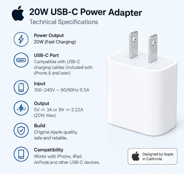 Apple Original 20W USB-C Power Adapter