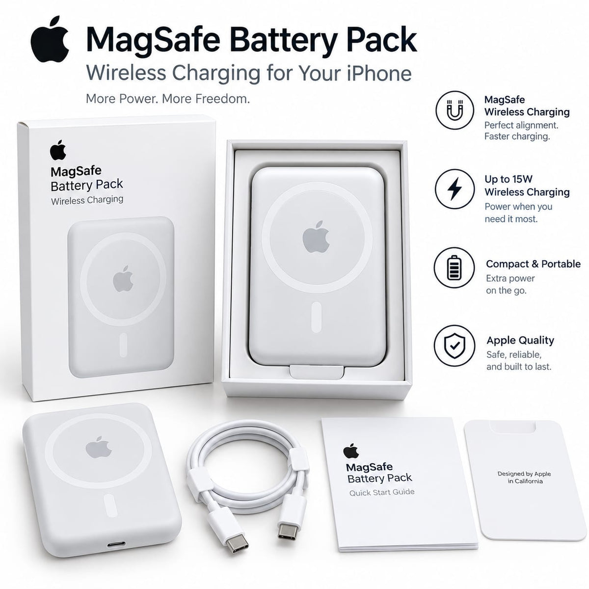 MagSafe Battery Pack- Portable Wireless charger