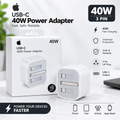 Apple 40W Dynamic Adapter with60W power
