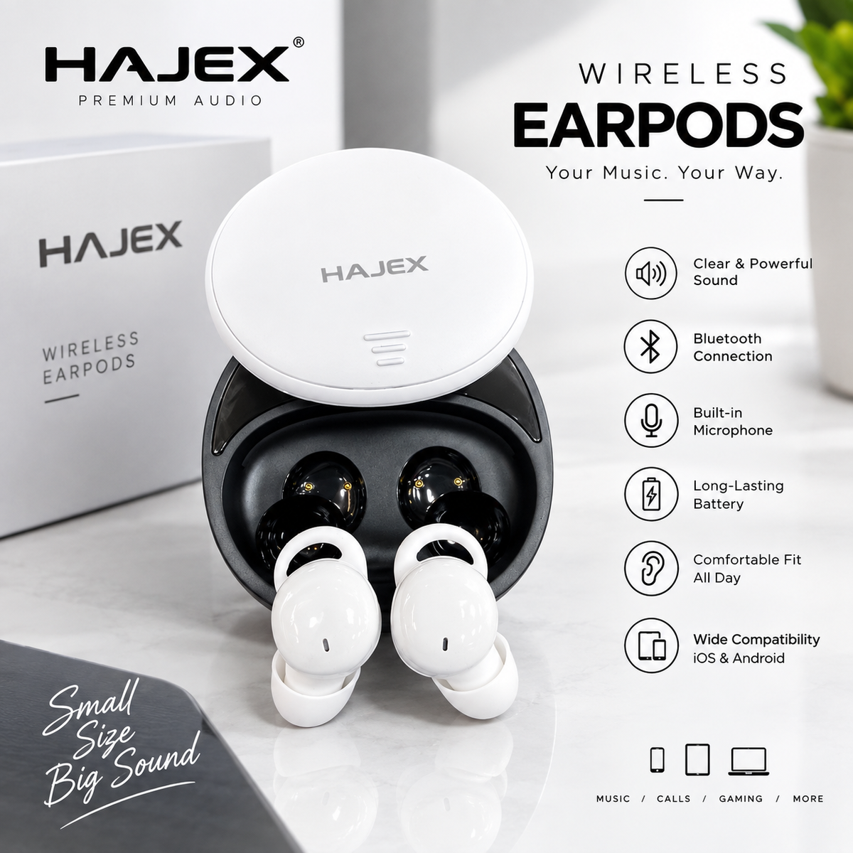HIJEX Wireless Earpods. premium quality